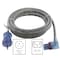 Ac Works 15FT 14/3 15A Medical Grade Power Cord with Locking Right Angle IEC C13 MD15ARC13-180AL - alternate 2